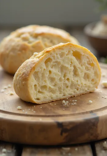 Svježi i suhi kvasac u zdjelici i na dasci, svijetla pozadina