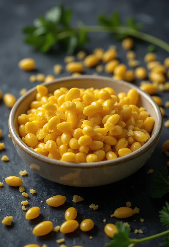 Sirova zrna domaćeg prosa prirodne boje