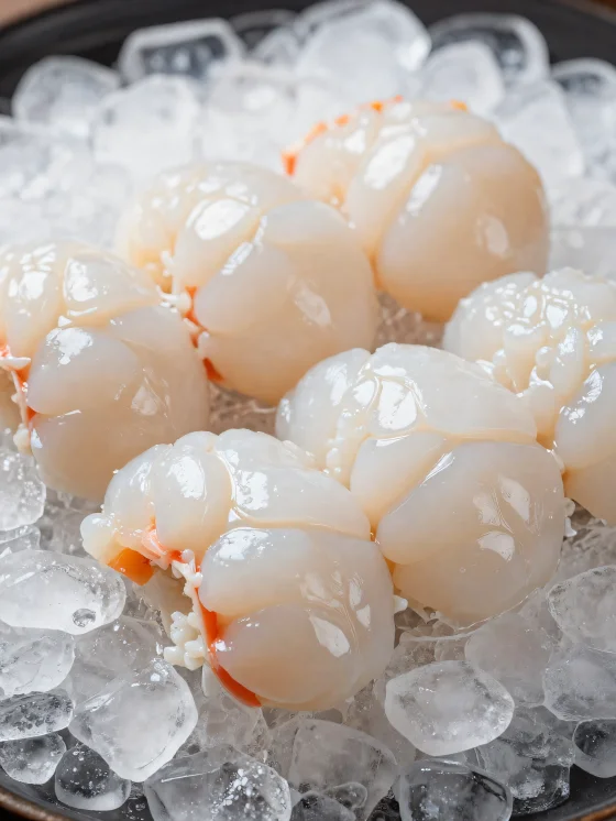 Svježi hlap na rustikalnoj drvenoj dasci s limunom i začinima