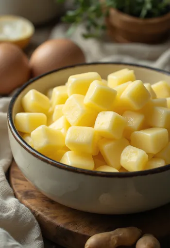 Guščja mast u staklenci i dozirana žlicom na drvenoj dasci