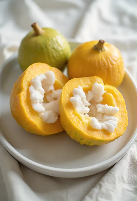 Narezani santol na kuhinjskoj površini