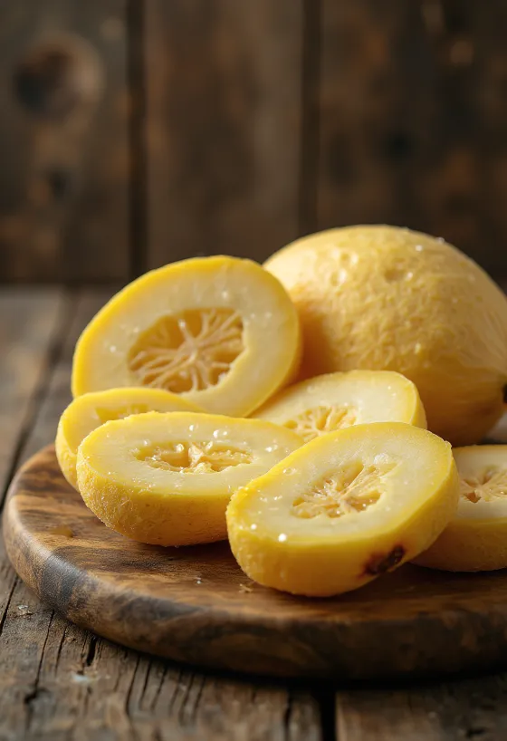 Narezana plantana banana u zrelom i nezrelom obliku na dasci za rezanje