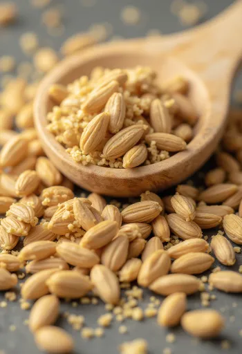 Mljeveni kumin i cijele sjemenke kumina na rustikalnoj drvenoj površini