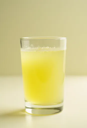 Sirutka u staklenoj boci i tanjuru na svijetloj drvenoj podlozi, prirodno svjetlo