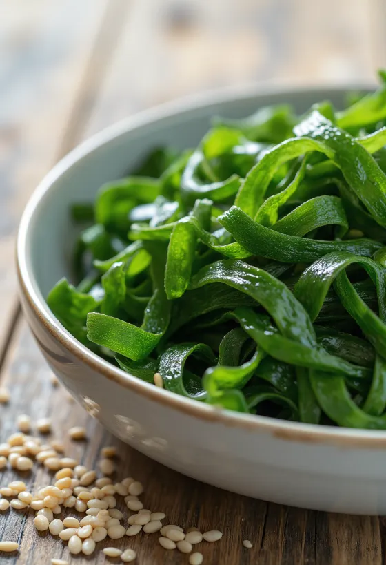 Sušena wakame alga