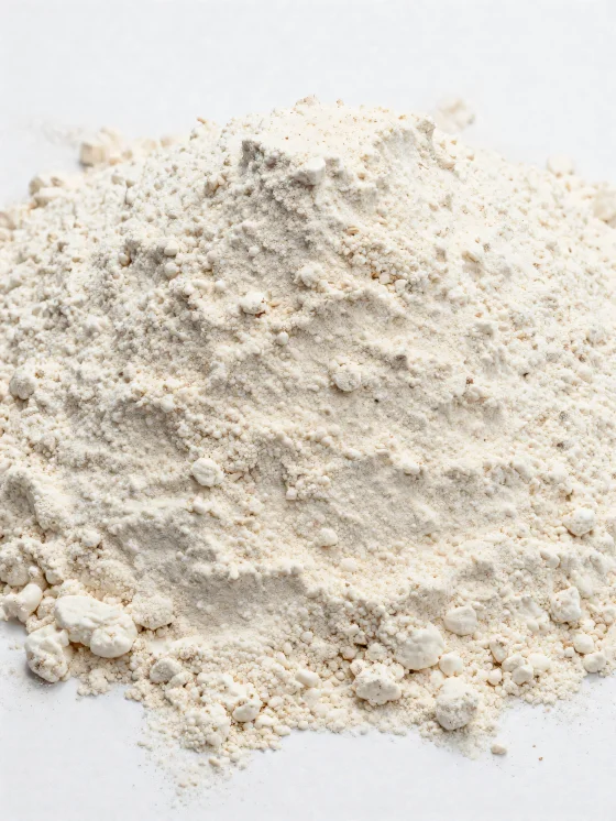 Pirovo brašno u keramičkoj zdjeli, prirodne, svijetlosmeđe nijanse