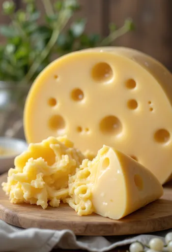 Narezani sir trapist na drvenoj dasci