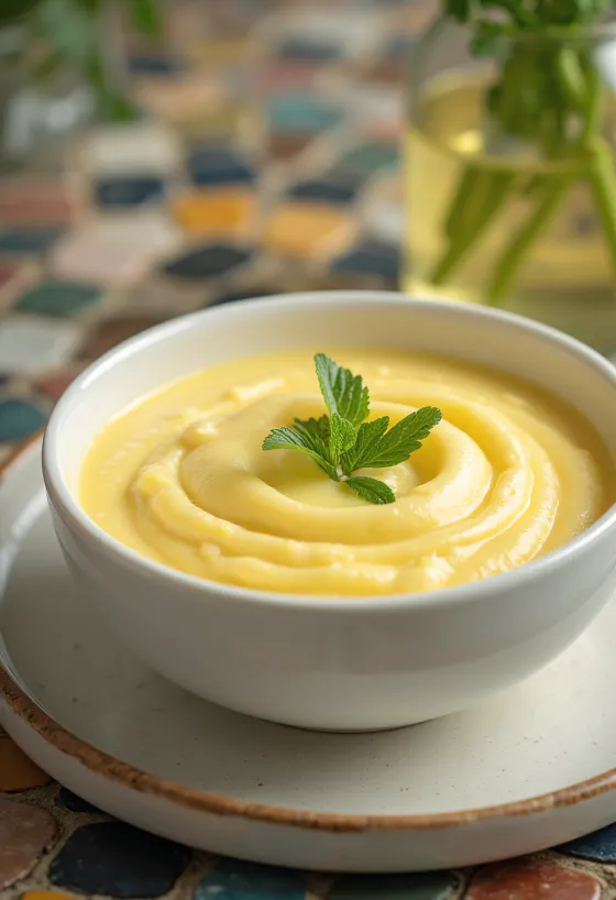 Avgolemono umak od limuna poslužen s ribom i povrćem