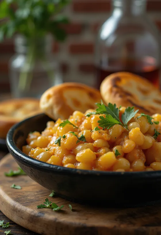 Misal pav sa sabudanom u zdjeli