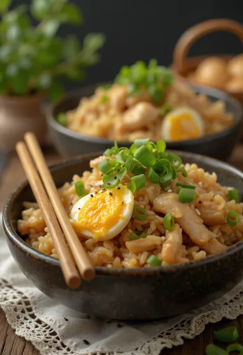 Nasi Goreng sa satayem i piletinom