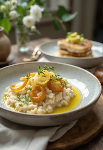 Prebiotička zobena kaša s porilukom, sa svježim peršinom
