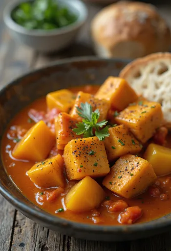 Veganski lečo s tofuom