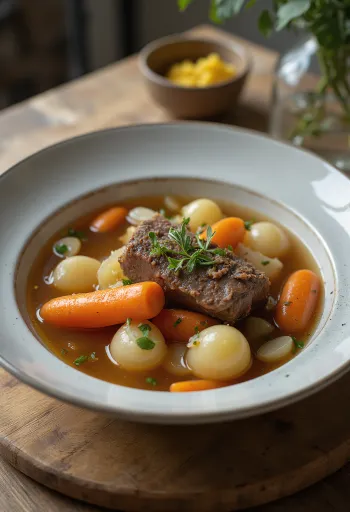 Pot-au-feu, tradicionalna francuska mesna juha s povrćem