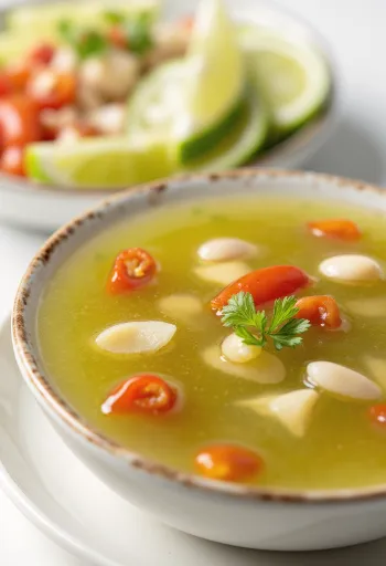 Slatko-kiseli umak od limete i čilija poslužen