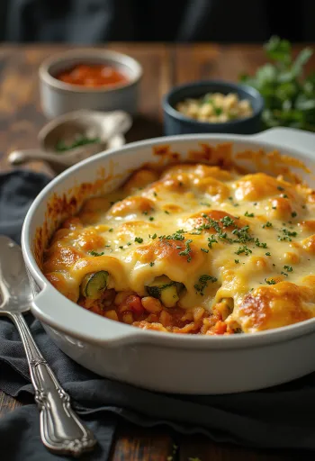 Veganske zapečene tikvice s umakom od rajčice