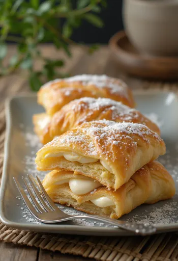 Talijanska millefoglie torta s hrskavim lisnatim tijestom i kremom od vanilije