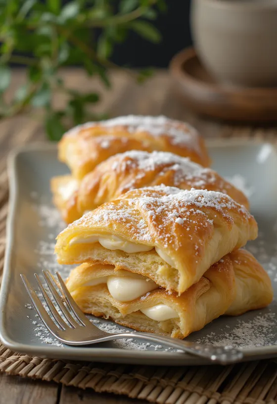 Talijanska millefoglie torta s hrskavim lisnatim tijestom i kremom od vanilije