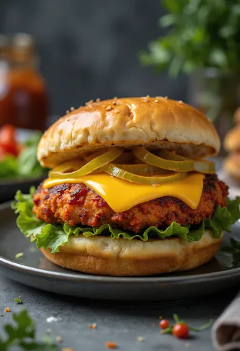 Burger s piri-piri piletinom