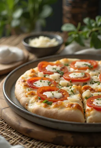 Pizza al Mascarpone s bosiljkom i parmezanom
