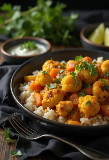 Veganski zapečeni curry od cvjetače