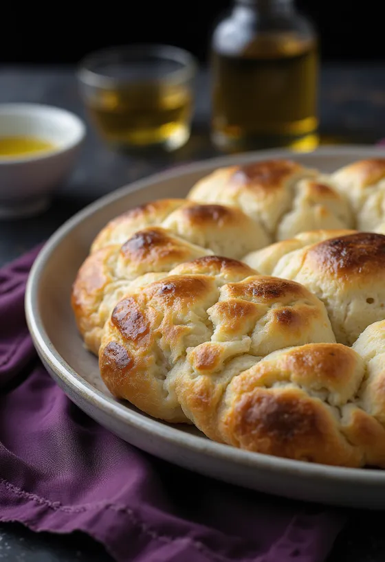 Focaccia od krumpirovog brašna poslužena