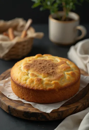 Torta od cimeta poslužena