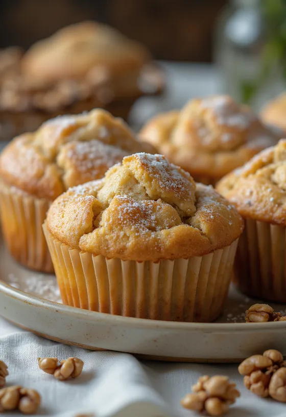Muffini s cimetom i orasima posluženi