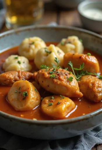 Perkelt od prepelice poslužen