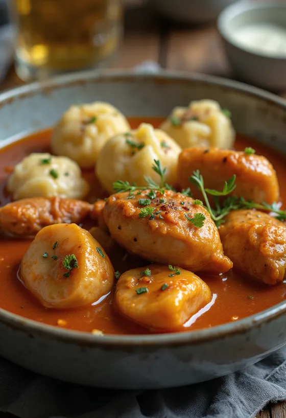 Perkelt od prepelice poslužen