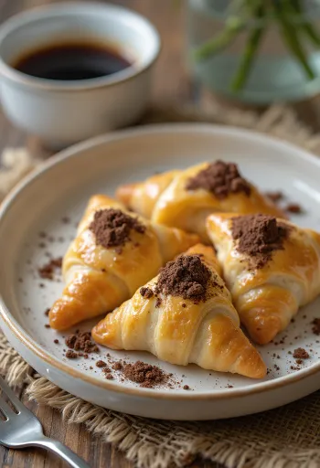 Samosa s okusom tiramisua pečena do zlatno-smeđe boje