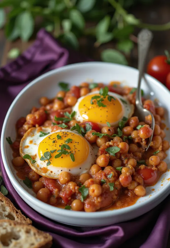 Veganski zapečeni patlidžan sa slanutkom