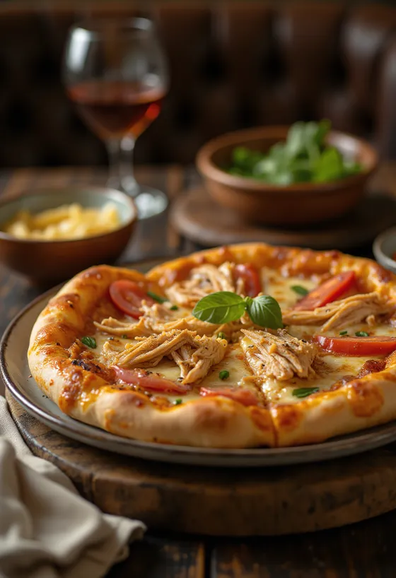 Pizza Nigérienne poslužena