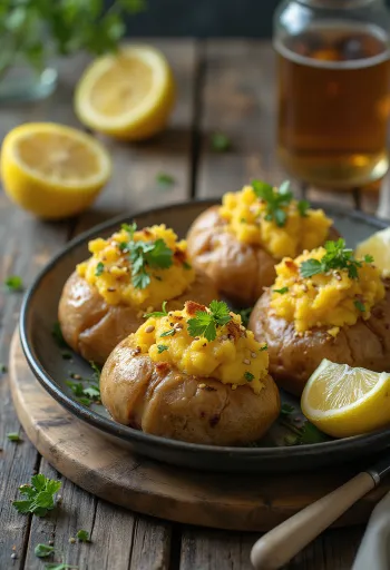 Bharwa Aloo, začinjeni punjeni krumpir pečen dok ne postane hrskav izvana