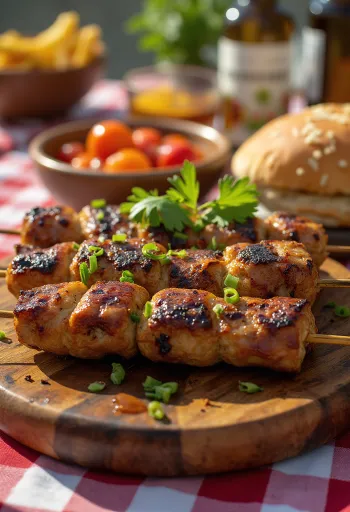 Kebab od devinog mesa na ražnjićima