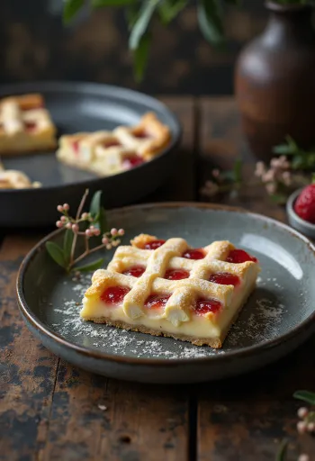 Rákóczi pita sa zlatnom pjenom od bjelanjaka i džemom od marelice
