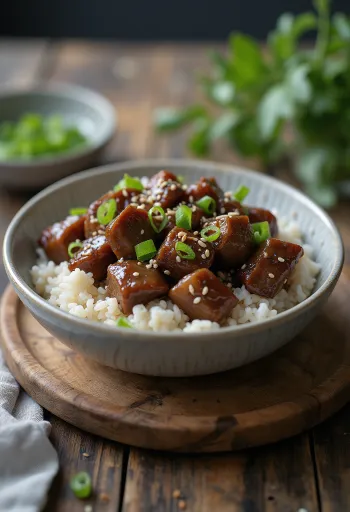 Galbi riža, korejska govedina u umaku od soje sa sjemenkama sezama