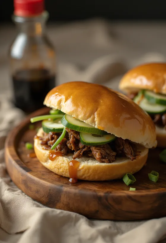 Bao bun s govedinom u soja umaku