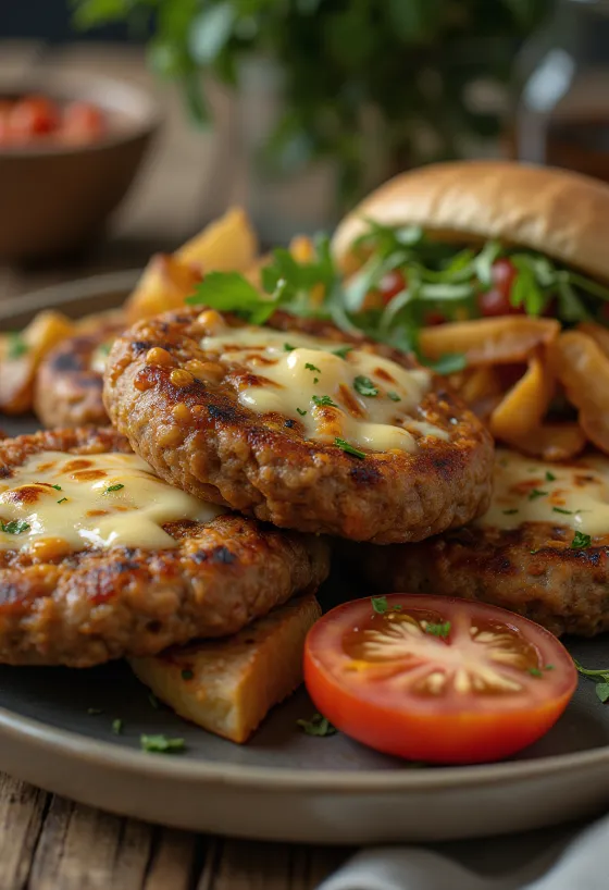 Tradicionalna kofta s pečenom govedinom, ukrašena svježim peršinom