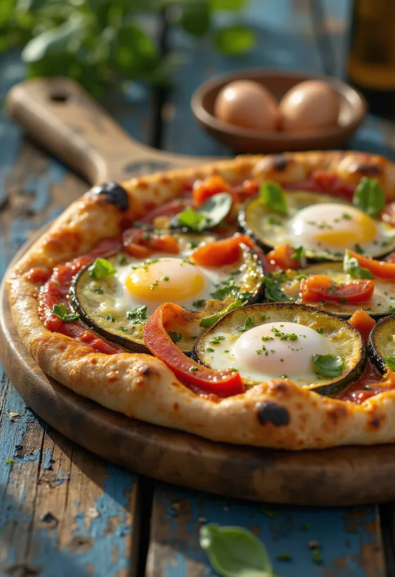 Pizza alla Griglia s grillanim povrćem