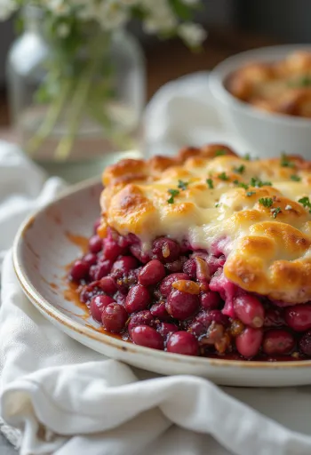 Poslužen složenac od cikle i graha