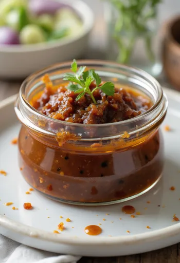 Jerk umak poslužen s grilanim piletinom i povrćem