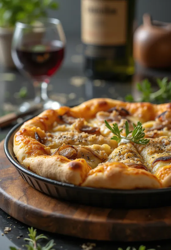 Pizza Sfincione sa sicilijanskim debelim tijestom i slatkim lukom