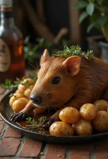 Cuy, tradicionalno južnoameričko jelo servirano