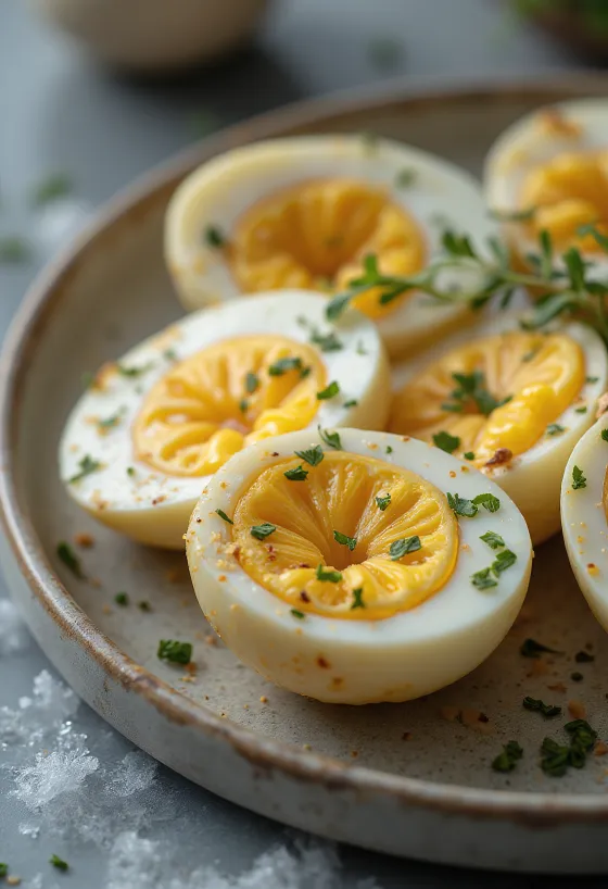 Poslužen pečeni patlidžan s češnjakom