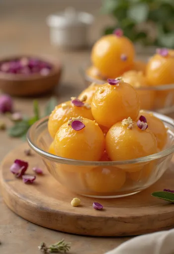 Gulab Jamun s mlijekom u prahu u sirupu