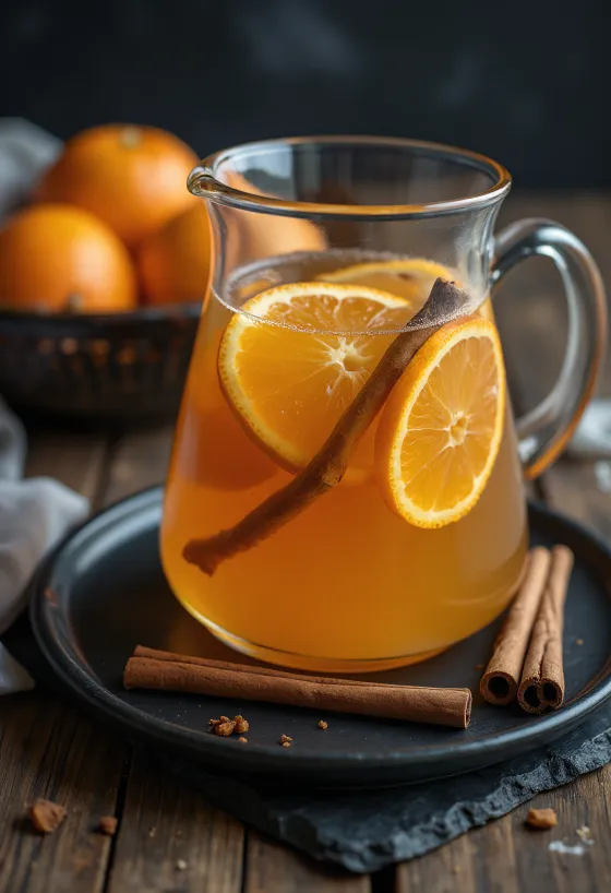 Začinjena bola od naranče u čaši