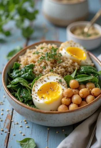 Buddha zdjela sa začinjenim pečenim patlidžanom