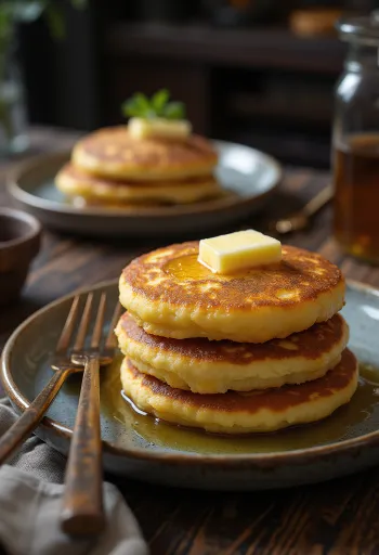 Griddle Cake američke palačinke poslužene
