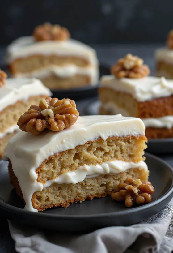 Bezglutenska torta od oraha poslužena