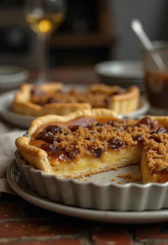 Zlatna pita od sirupa i mrvica